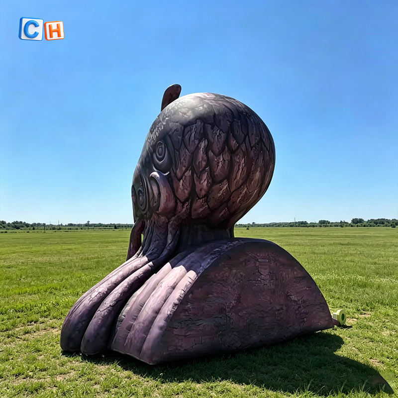 inflatable head decoration for outdoor festival stage
