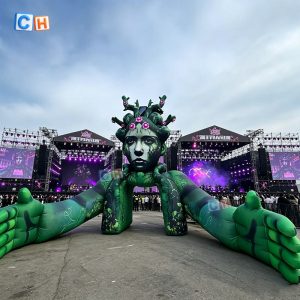 Custom Nature Tree Goddess Inflatable Arch for Festival Stage Decor