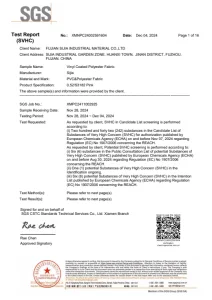 0.52 inflatable material Reach Report