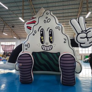 Custom Inflatable Rice Ball Mascot | Factory Direct Food Promo
