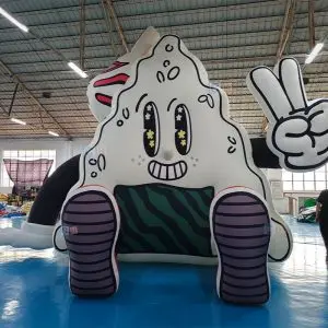 Custom Inflatable Rice Ball Mascot | Factory Direct Food Promo