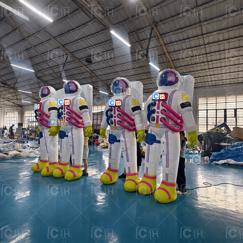 Custom Inflatable Astronaut Mascot Costume - Image 2