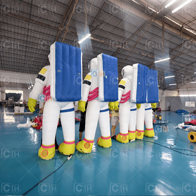 Custom Inflatable Astronaut Mascot Costume - Image 3