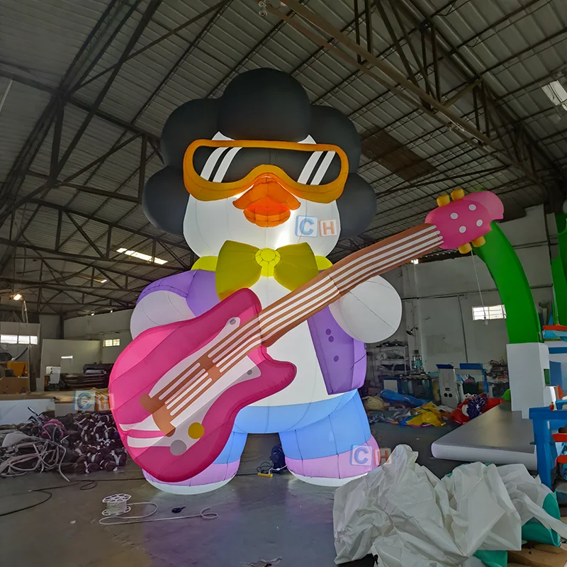 Factory Direct Custom Giant Inflatable Rockstar Mascot