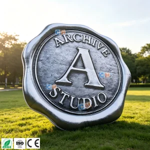 Custom Giant Inflatable Badge Model | B2B Wholesale Factory