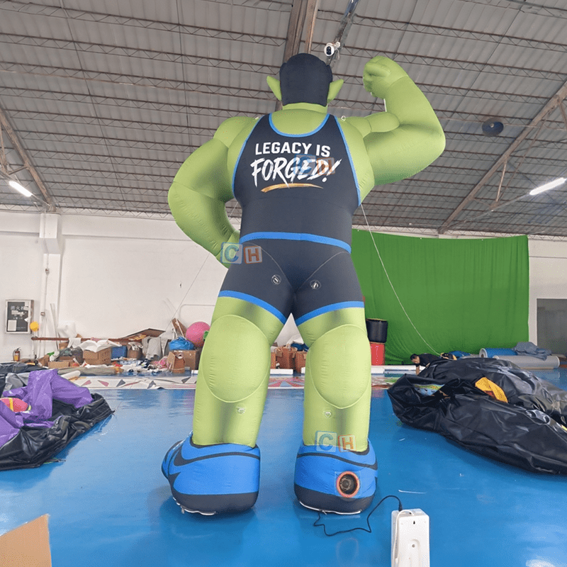 Giant Inflatable Muscle Man Gym Mascot Display - Image 2
