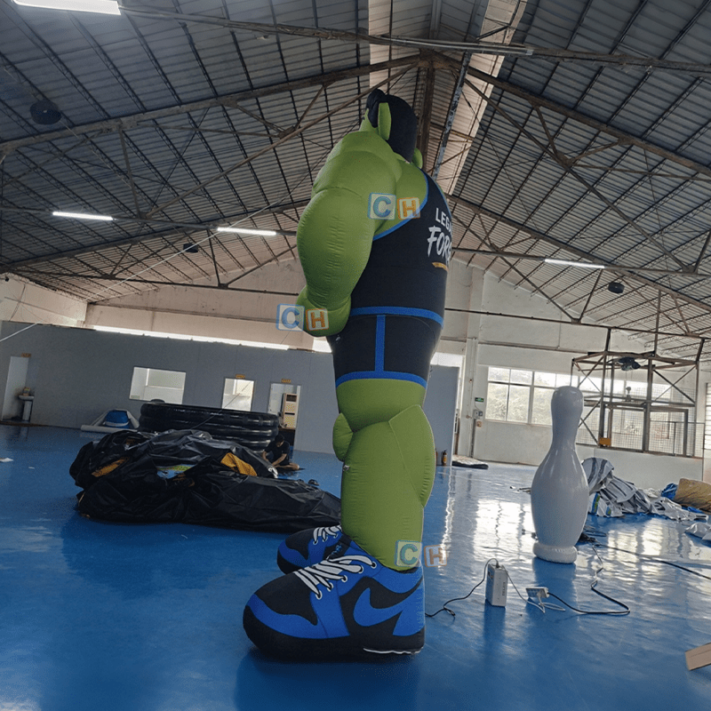 Giant Inflatable Muscle Man Gym Mascot Display - Image 3